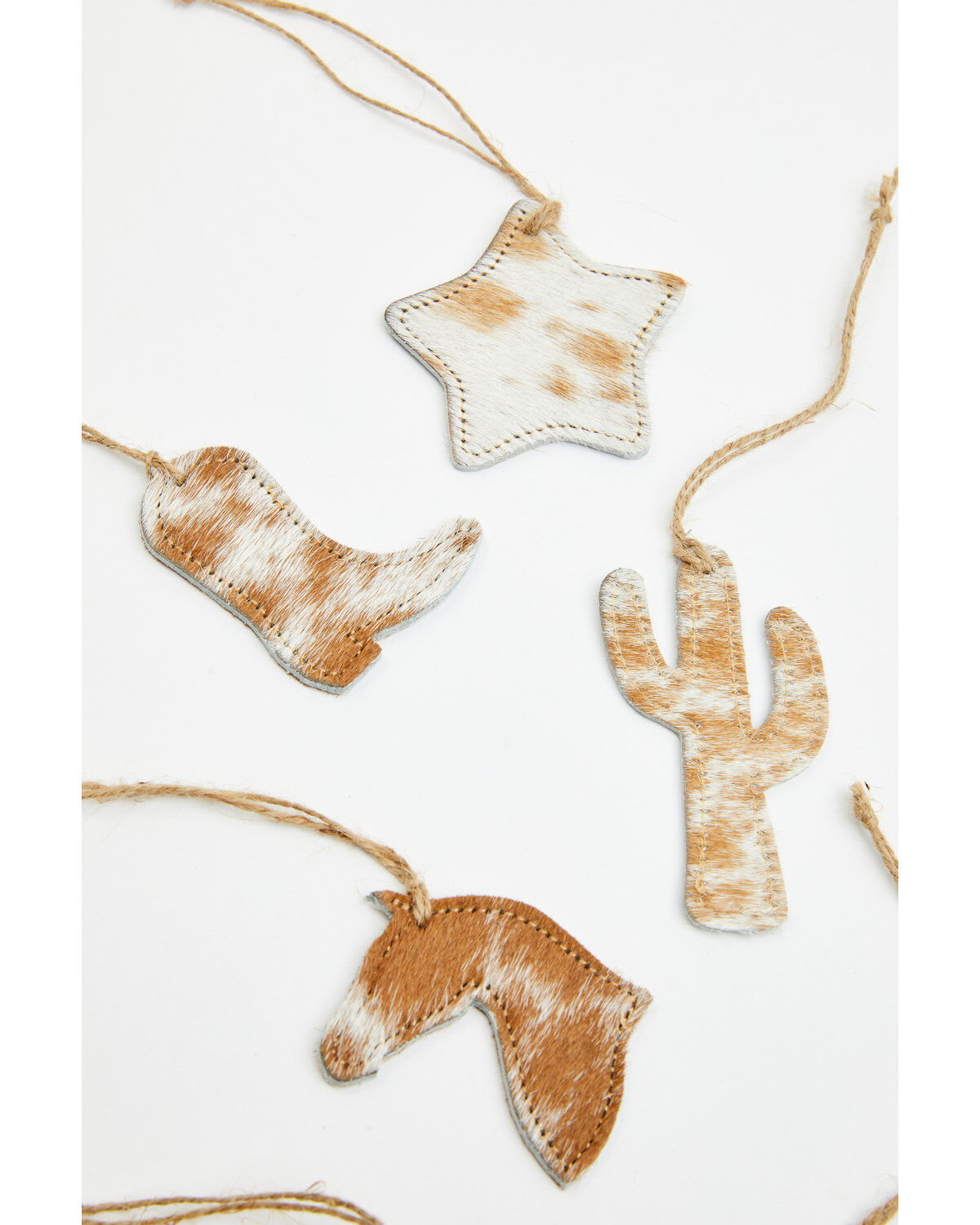 Image #3 - Myra Bag Boxed Ornament Set - 6 Piece, Brown, hi-res