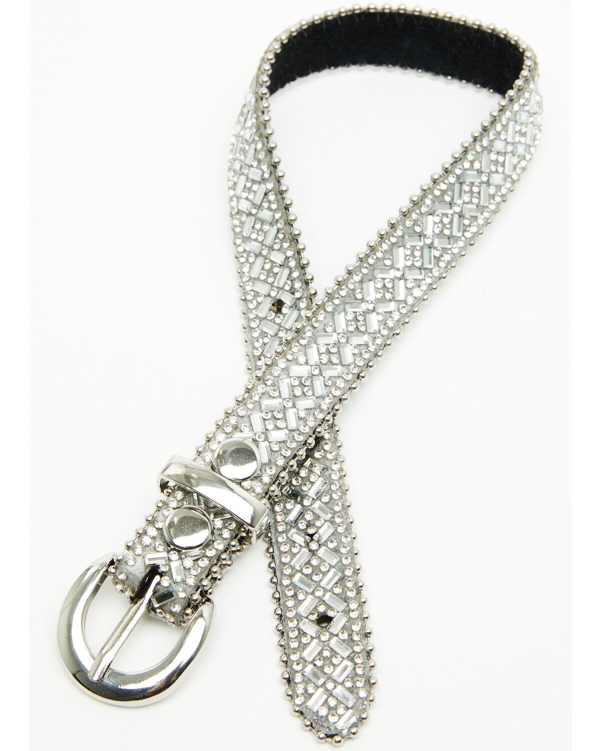 Image #2 - Shyanne Women's Rhinestone Boot Strap, Silver, hi-res