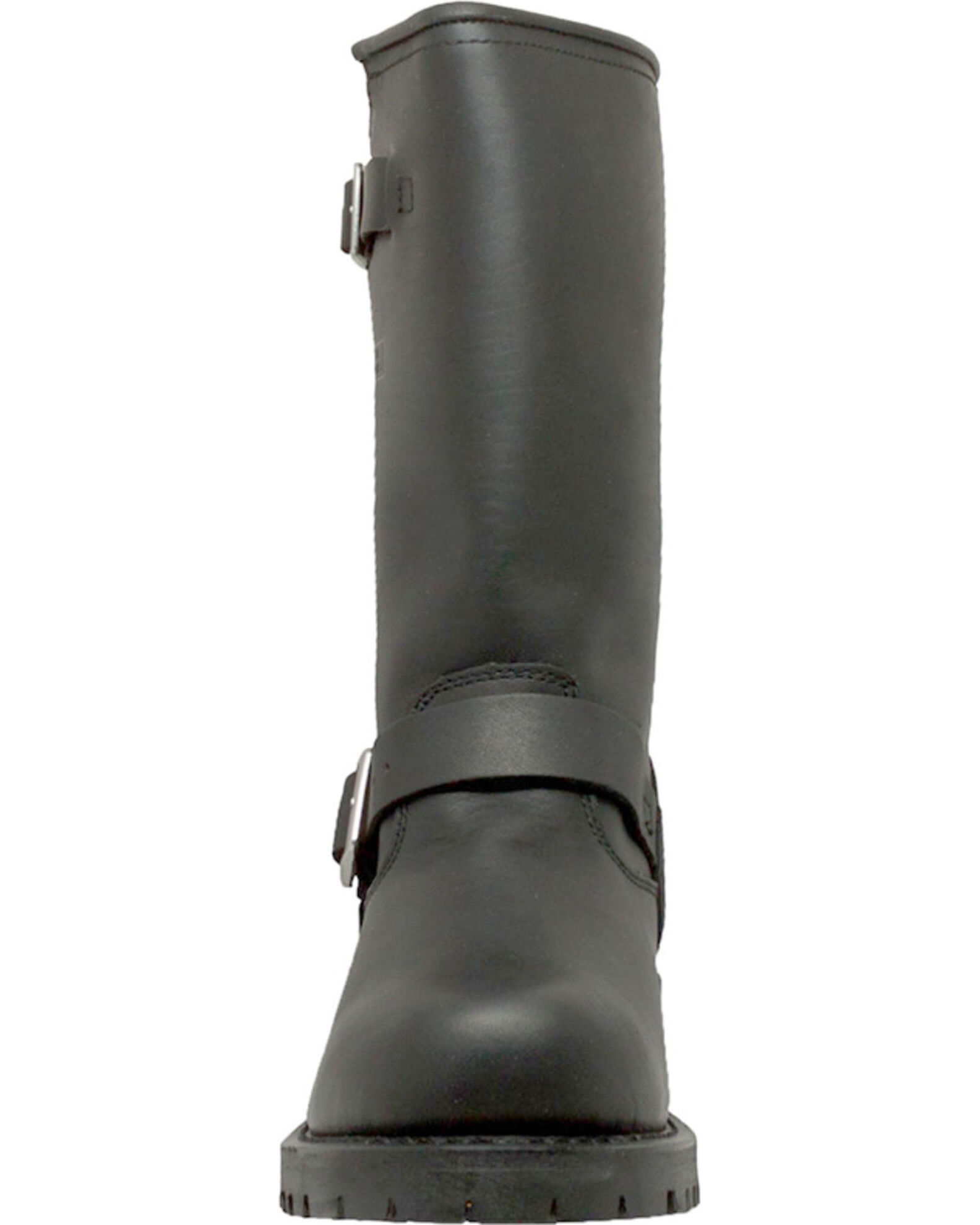 Image #9 - Ad Tec Men's Heavy Duty 13" Motorcycle Boots, Black, hi-res