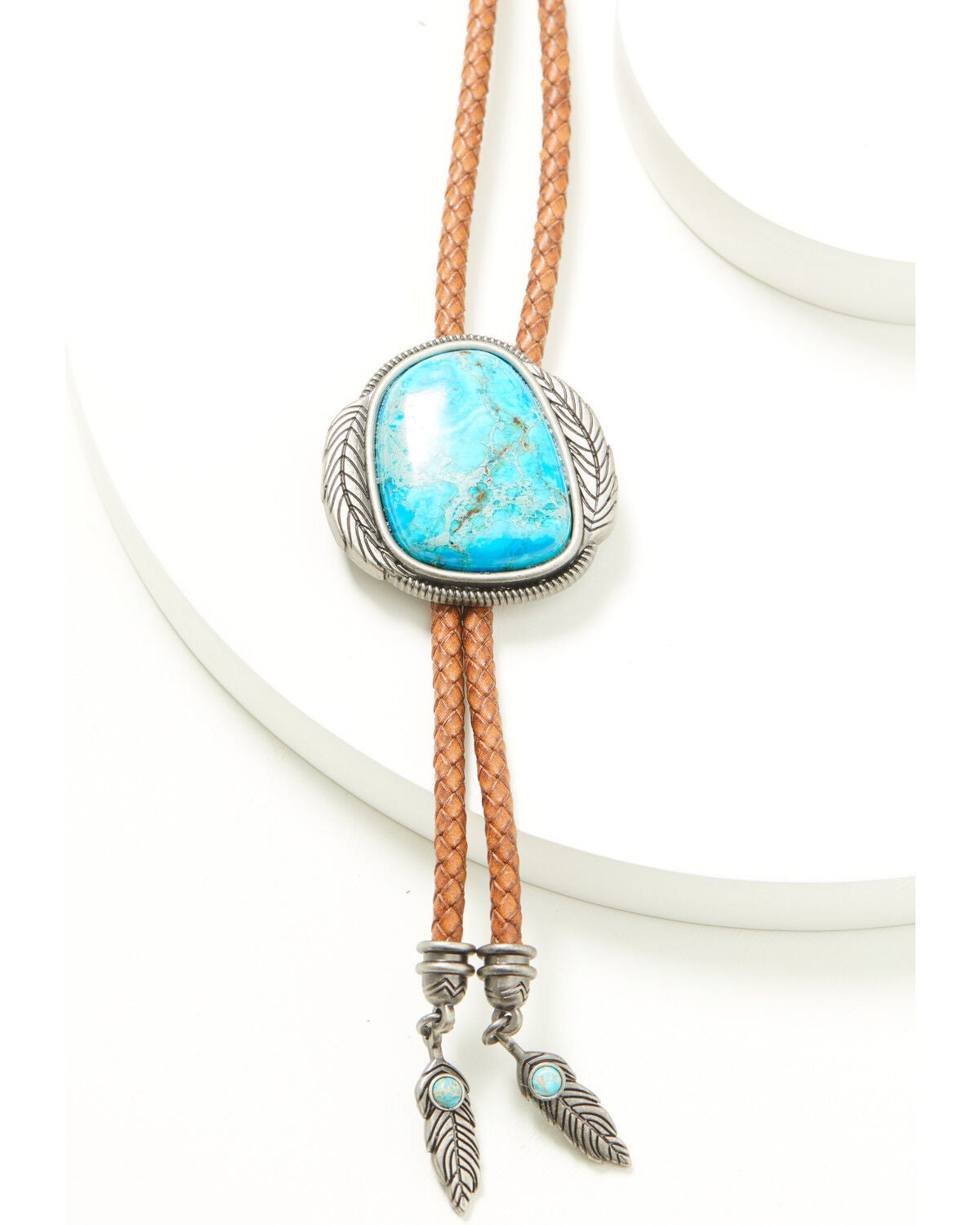 Cody James Men's Conway Bolo Tie, Brown, hi-res