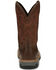 Image #4 - Justin Men's Boot Barn Exclusive Carbide Western Work Boots - Composite Toe, Brown, hi-res