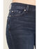 Image #2 - 7 For All Mankind Women's Shadowleaf Dark Wash High Rise 36" Dojo Trouser Stretch Denim Jeans, Dark Wash, hi-res