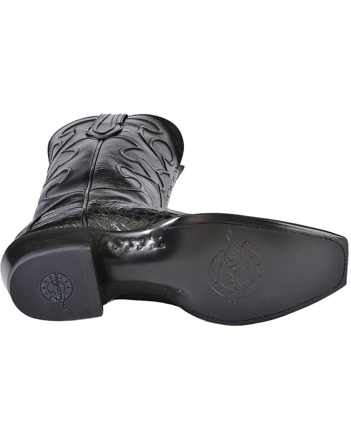 Image #6 - Lucchese 1883 Charles Croc Belly Western Boots - Square Toe, , hi-res