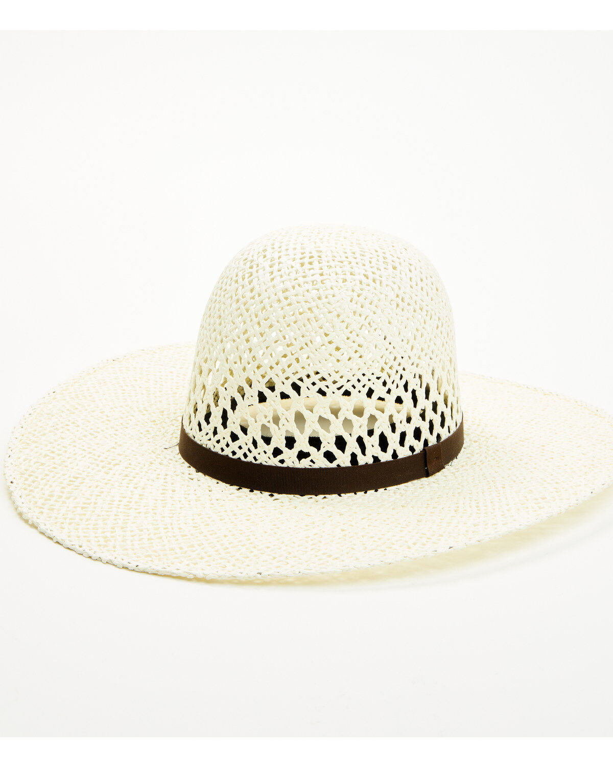 Image #1 - M & F Western Kids' Straw Cowboy Hat, Natural, hi-res