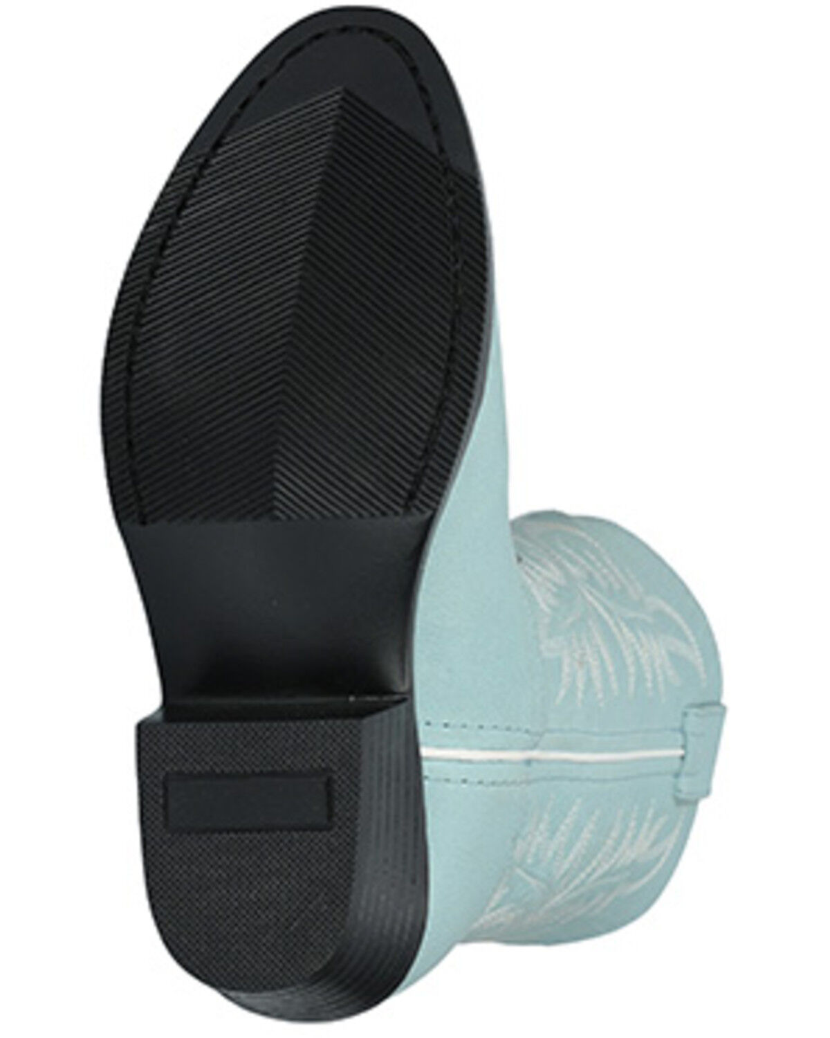Image #7 - Smoky Mountain Little Girls' Denver Western Boots - Round Toe, Light Blue, hi-res