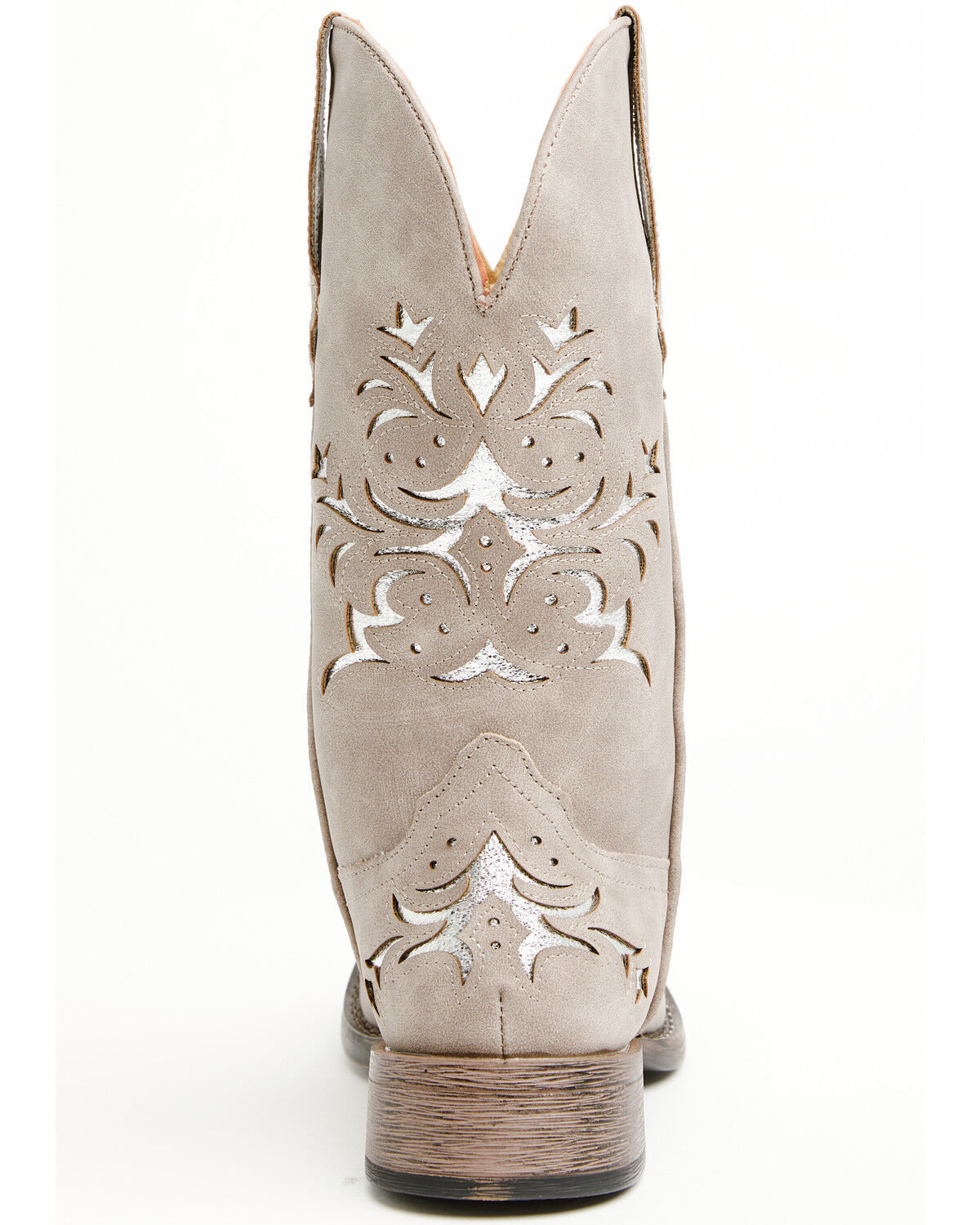 Image #5 - Roper Women's Kennedy Performance Western Boots - Broad Square Toe, Grey, hi-res