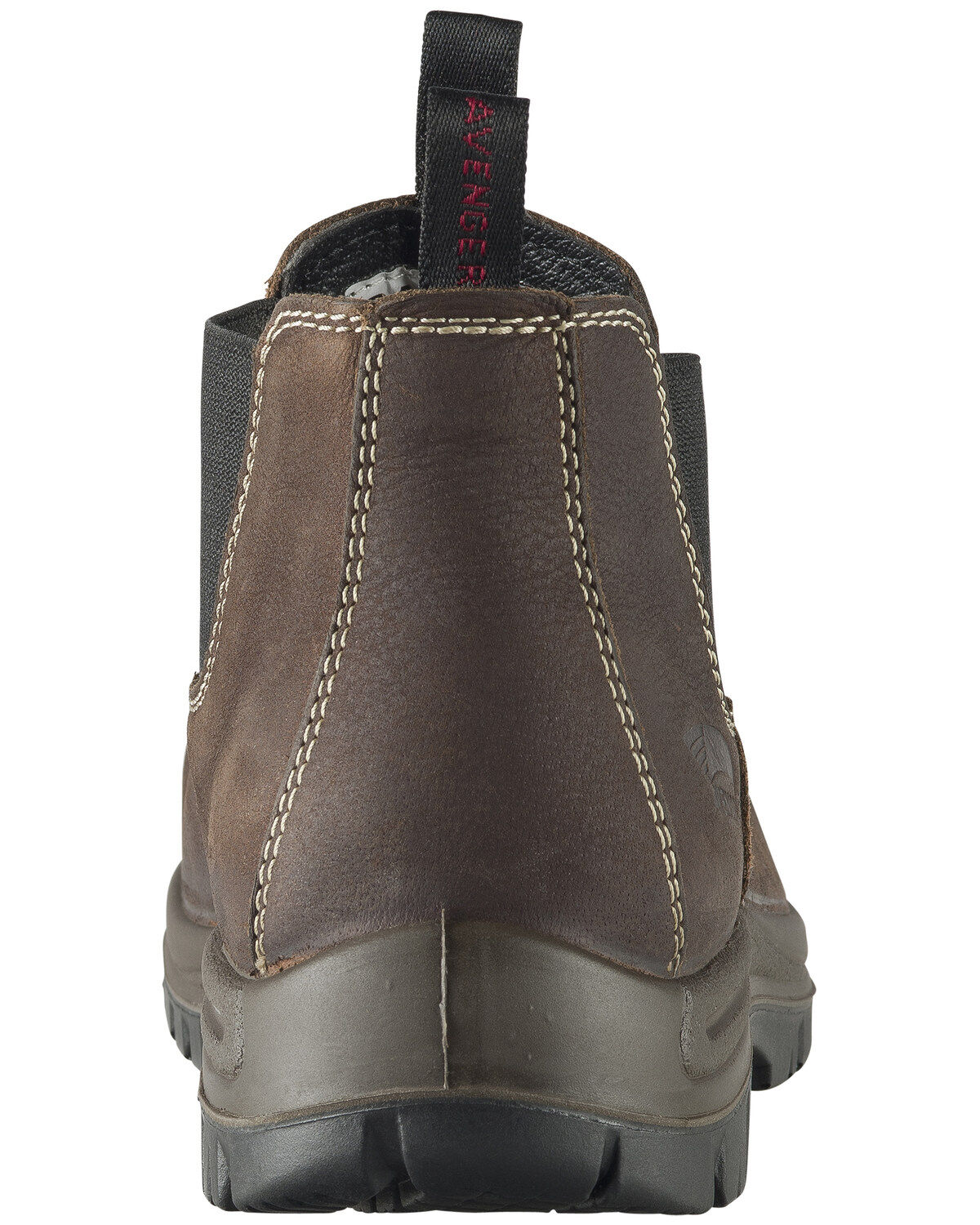 Image #4 - Avenger Men's Foreman Pull On Work Boots - Composite Toe, Brown, hi-res
