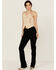 Image #1 - Rock & Roll Denim Women's High Rise Bootcut Stretch Denim Jeans, Black, hi-res
