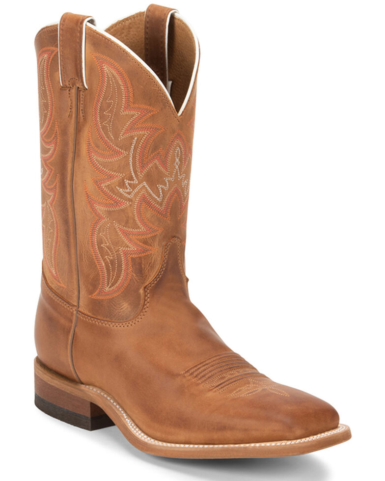 Justin Men's Bent Rail Square Toe Western Boots | Boot Barn