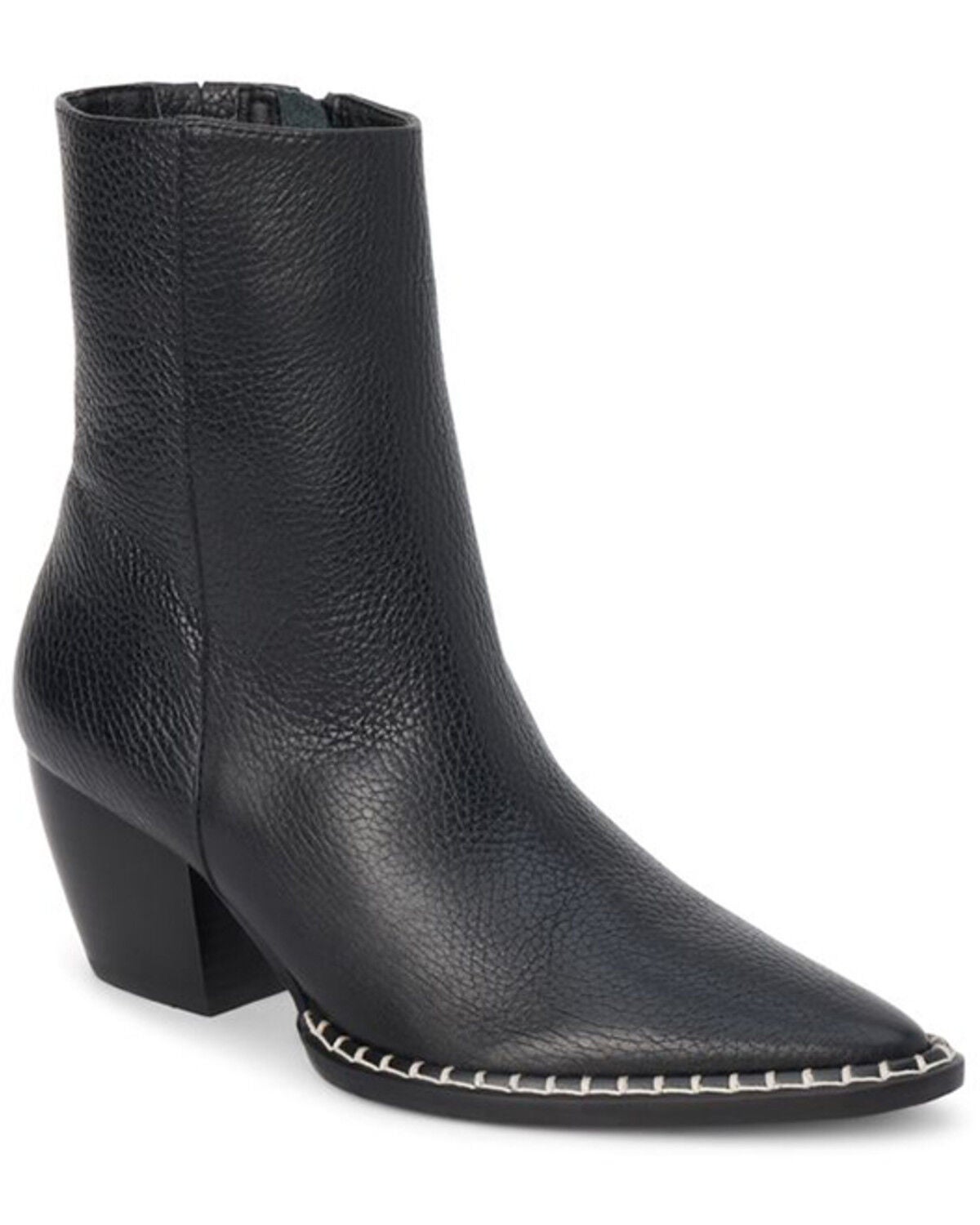 Image #1 - Matisse Women's Katy Western Booties - Round Toe, Black, hi-res