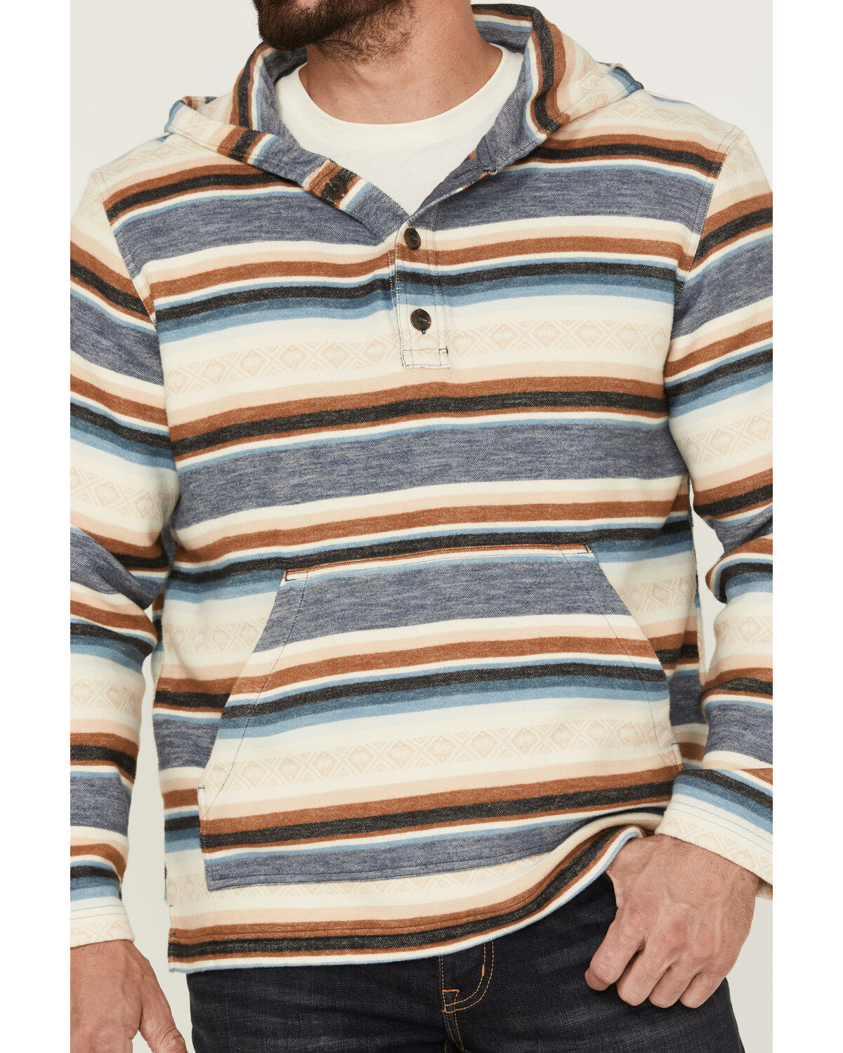 men's serape pullover