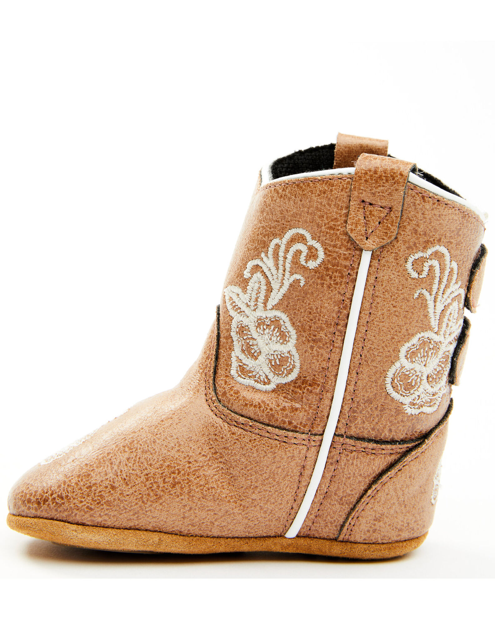 Image #3 - Boot Barn Infant Girls' Lil' Lasy Poppet Boots - Round Toe, Brown, hi-res