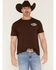 Image #2 - Changes Men's Keystone Light Duck Short Sleeve Graphic T-Shirt, Dark Brown, hi-res