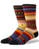 Image #1 - Stance Men's Curren St Crew Socks, Indigo, hi-res