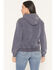 Image #4 - Shyanne Women's Bolo Tie Hoodie, Indigo, hi-res