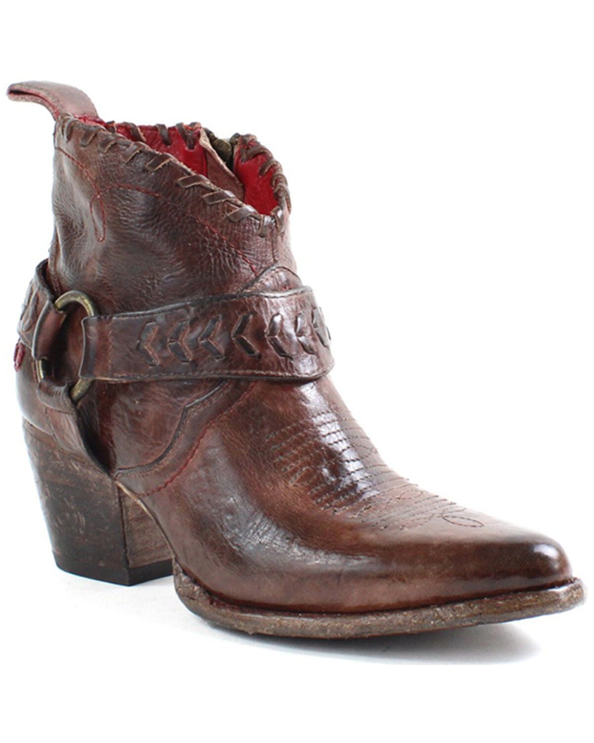 Bed Stu Women's Tania Boots - Medium Toe, Mahogany, hi-res