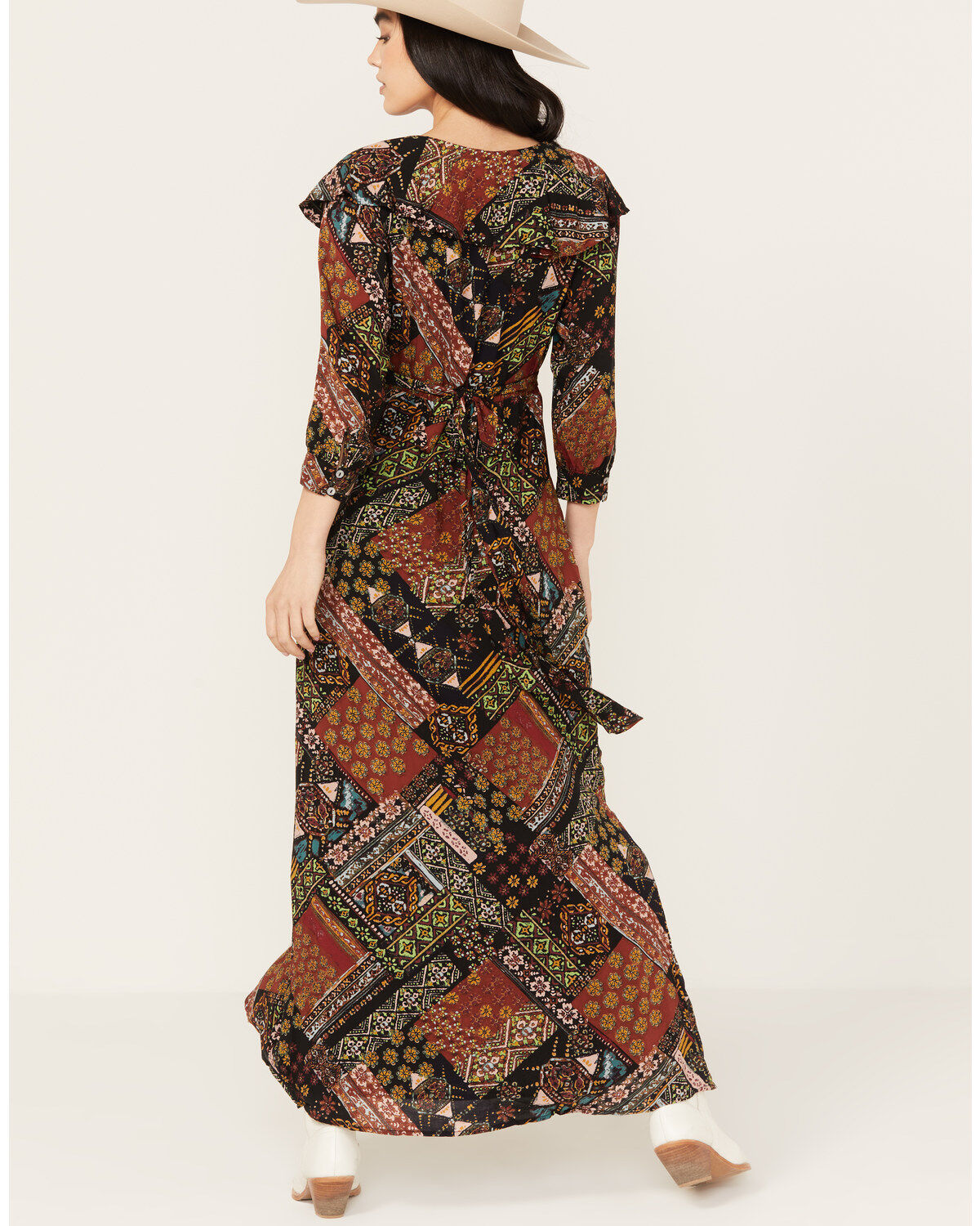 Image #4 - Free People Women's Lennon Long Sleeve Maxi Dress, , hi-res