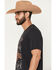 Image #2 - Wrangler Men's For The Ride Of Life Short Sleeve Graphic T-Shirt, Black, hi-res