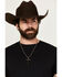 Image #1 - Cody James Men's Two-Toned Textured Cross Necklace, Multi, hi-res