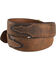 Cody James Boys' Two-Tone Leather Belt, Brown, hi-res