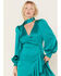 Flying Tomato Women's Wrap Maxi Dress, Jade, hi-res
