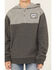Image #3 - Cinch Boys' 1/4 Button-Down Hooded Pullover, Charcoal, hi-res