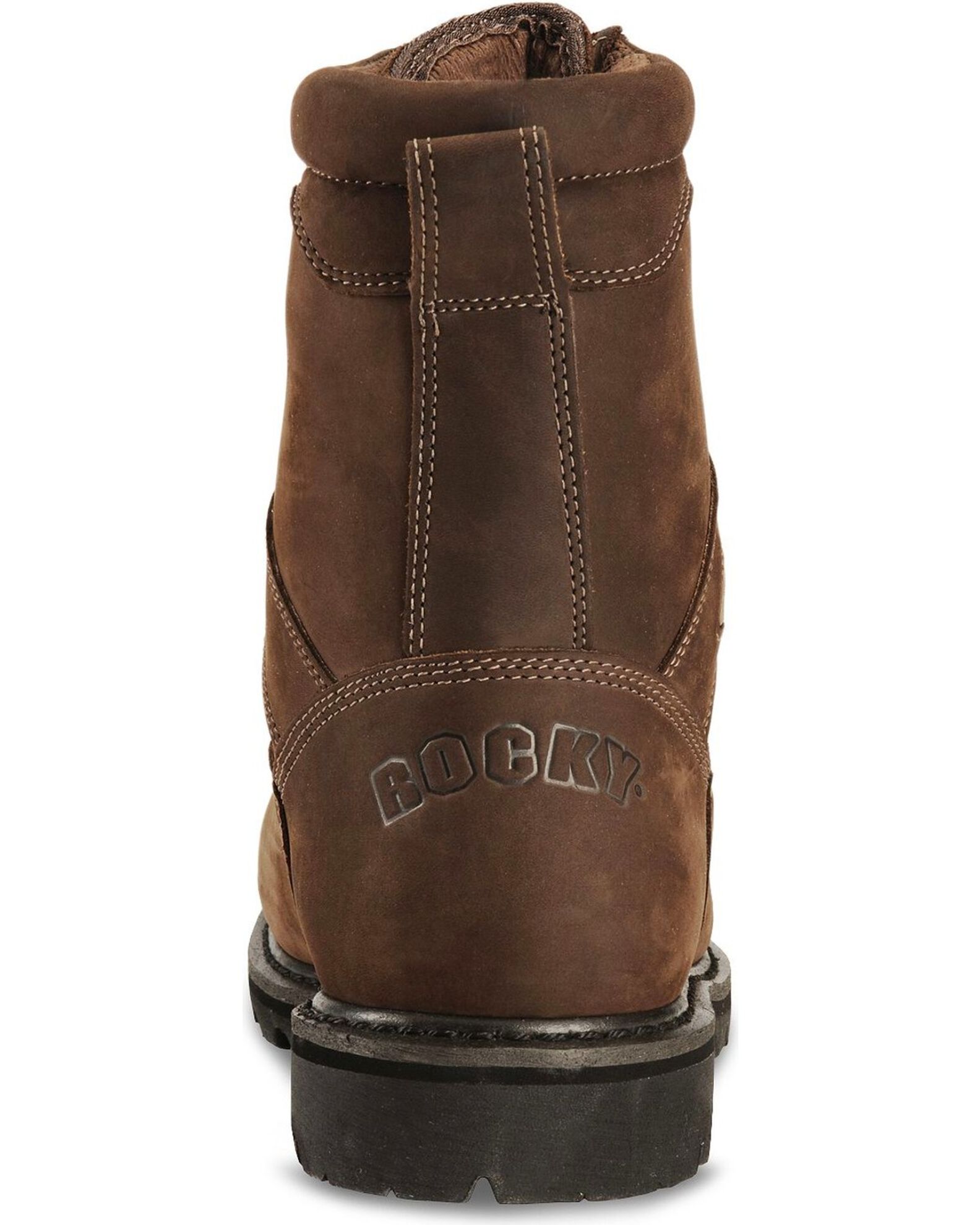Image #7 - Rocky 8" Ranger Insulated Gore-Tex Work Boots - Steel Toe, Brown, hi-res