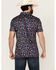 Image #4 - Rock & Roll Denim Men's Conversational Print Short Sleeve Polo Shirt, Navy, hi-res