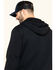 Hawx Men's FR Zip Up Fleece Hooded Work Hoodie , Black, hi-res