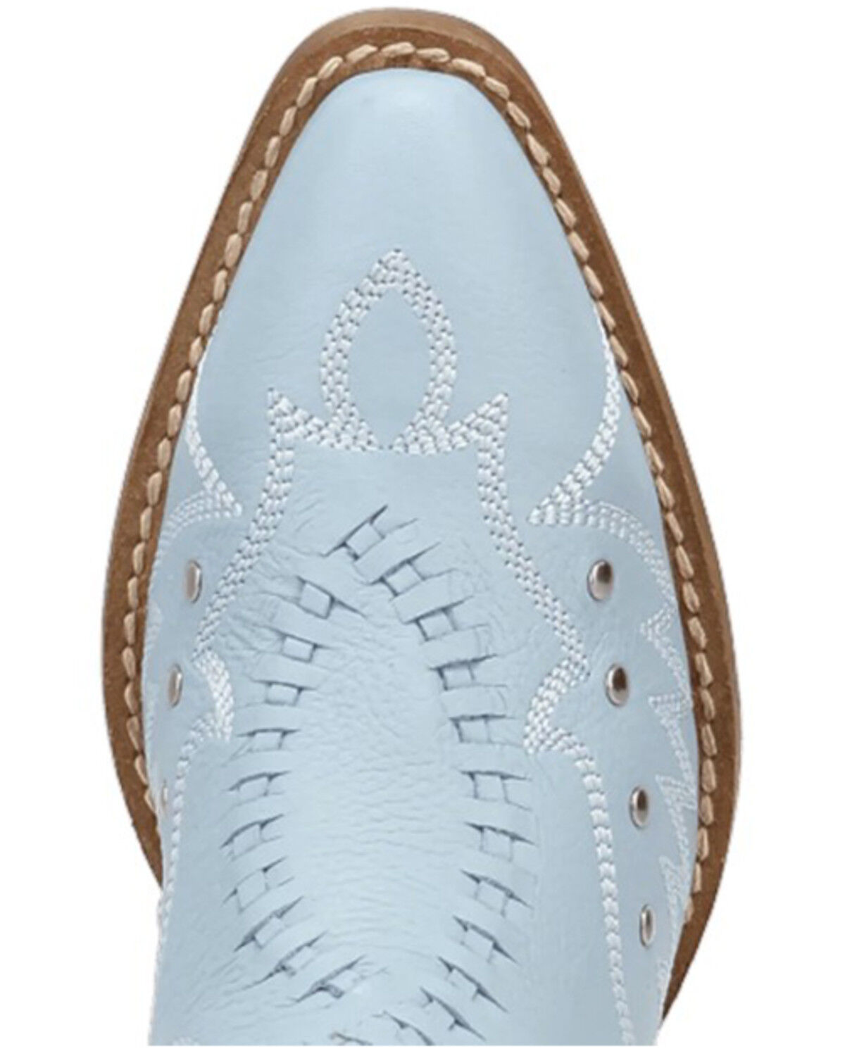 Image #6 - Dingo Women's Precious Western Booties - Snip Toe, Blue, hi-res