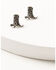 Image #6 - Shyanne Women's Heart And Cross Earring Set - 5 Piece, Silver, hi-res