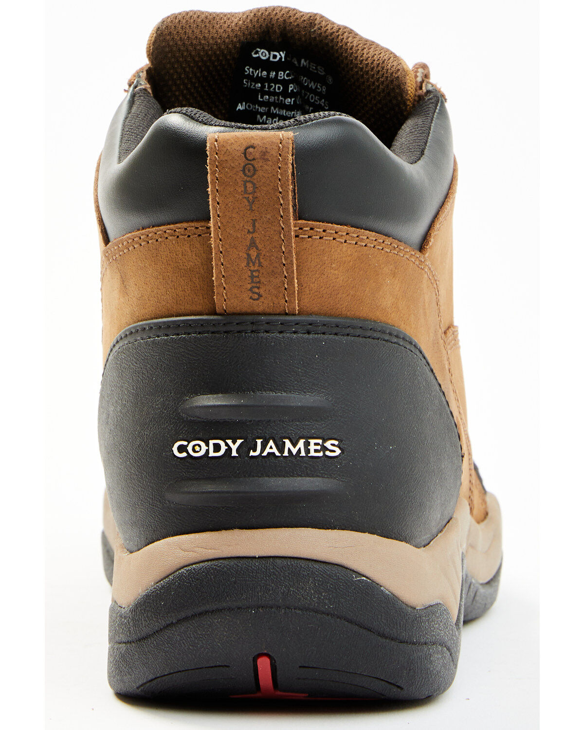 Image #5 - Cody James Men's Endurance Soft Song Shin Buff Lace-Up Work Boots - Soft Toe, Tan, hi-res