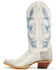 Image #3 - Dan Post Women's Exotic Watersnake Western Boots - Snip Toe, Cream, hi-res