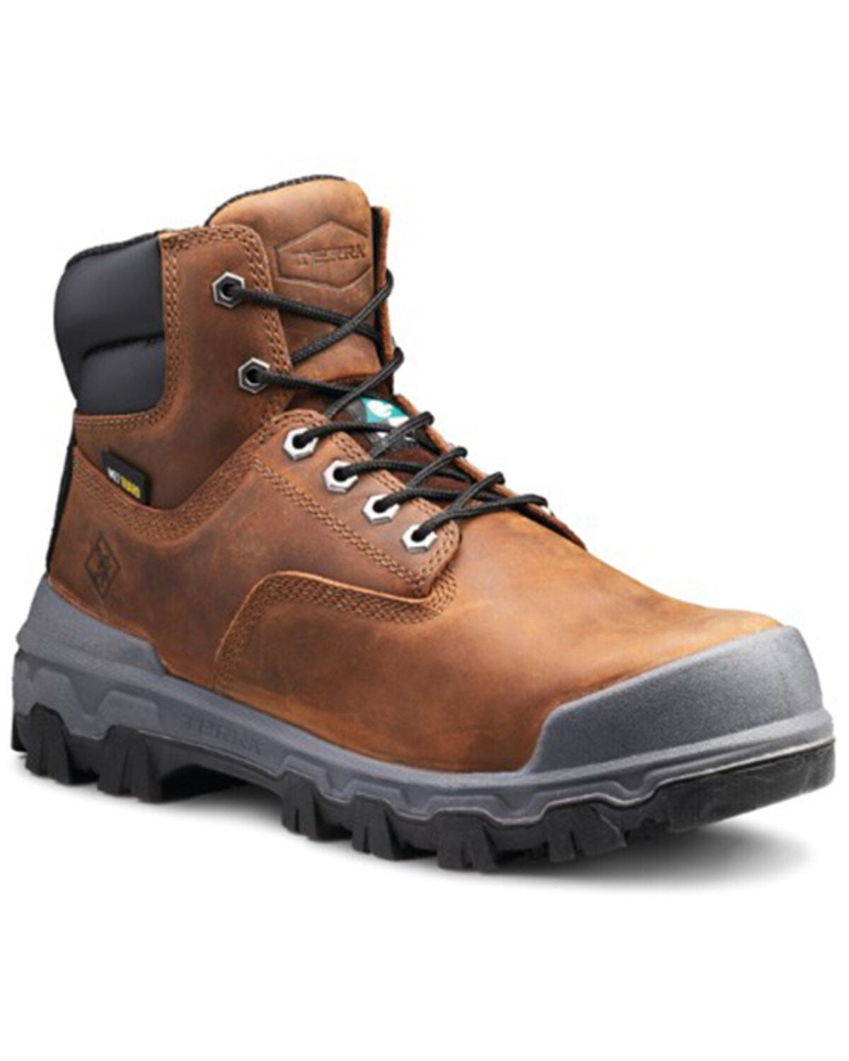 Kodiak Men's Sentry 6" Lace-Up Waterproof Work Boots - Composite Toe, Brown, hi-res