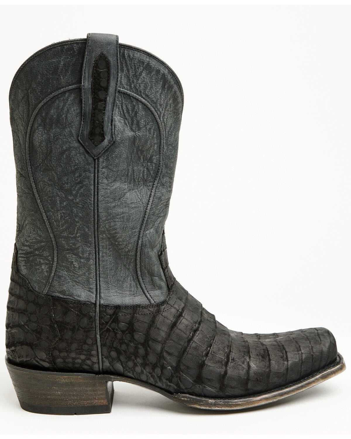 Image #2 - Cody James Black 1978&reg; Men's The Mason Exotic Caiman Belly Western Boots - Square Toe, Black, hi-res