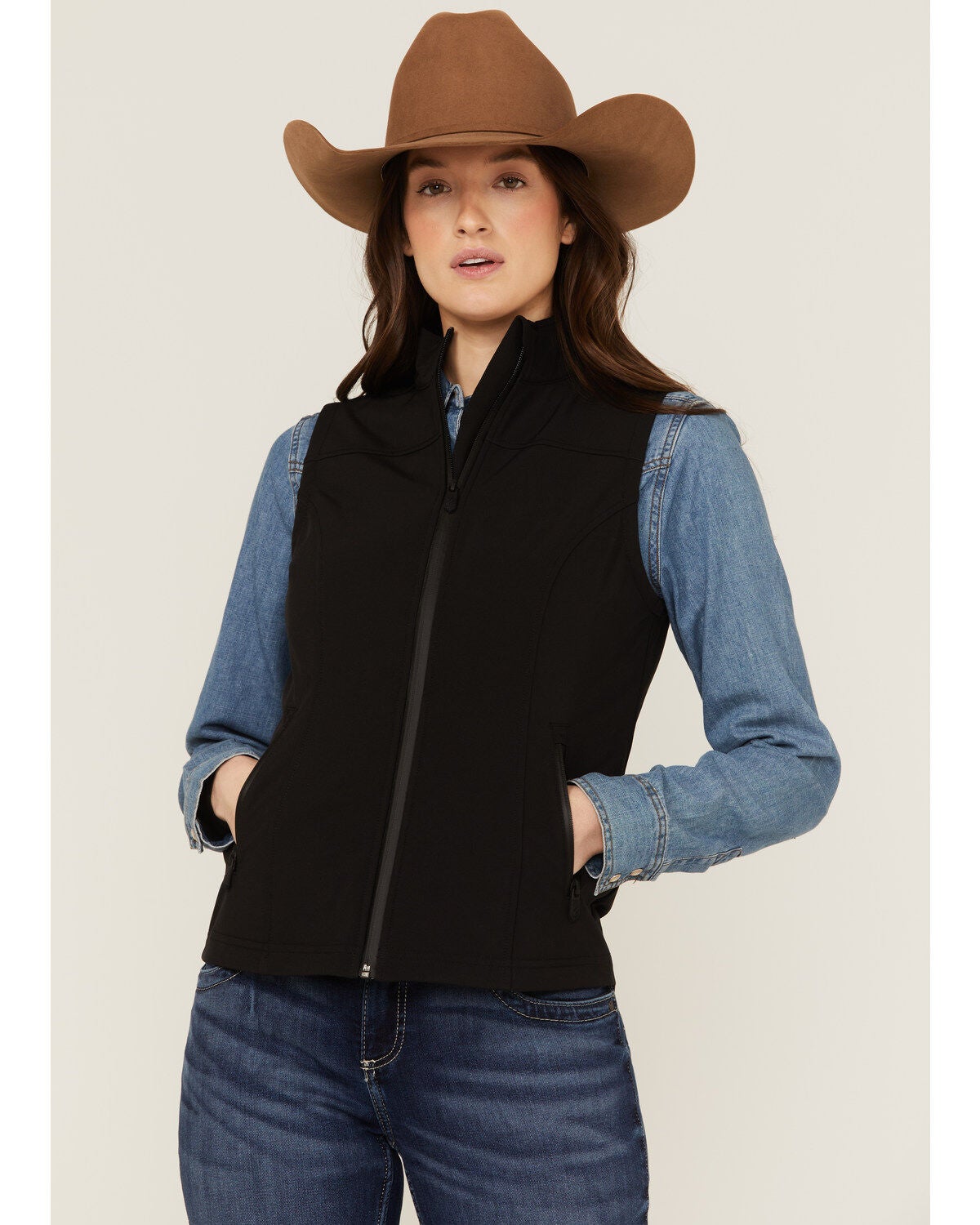 Image #1 - RANK 45&reg; Women's Softshell Riding Vest, , hi-res