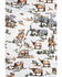 Image #2 - HiEnd Accents 200TC Cotton Ranch Life 3 Piece Sheet Set - Twin Size, Multi, hi-res