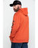 Image #2 - Ariat Men's Volcanic Heather Rebar Graphic Hooded Work Sweatshirt , Heather Orange, hi-res