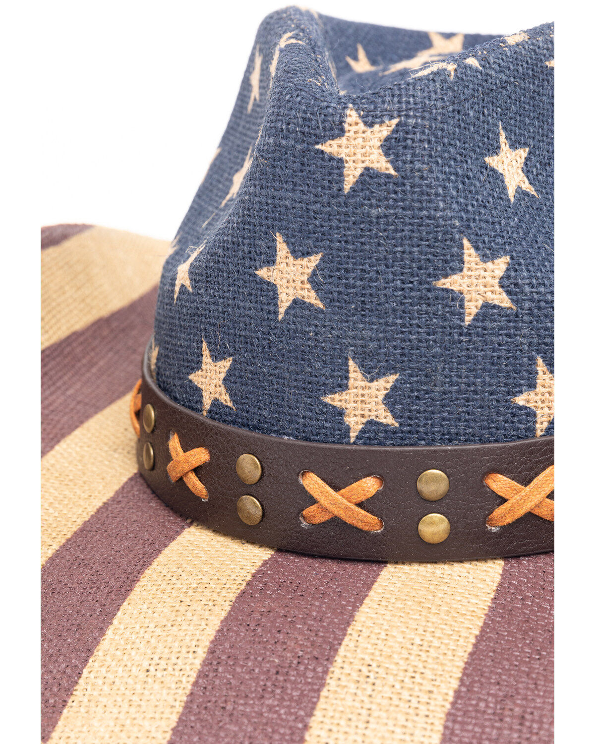 Image #6 - Cody James O Uncle Sam Straw Cowboy Hat, Black, hi-res