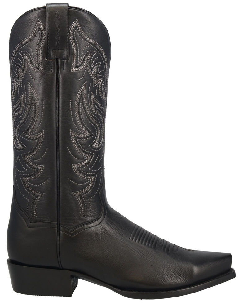 mens black snip toe cowboy boots