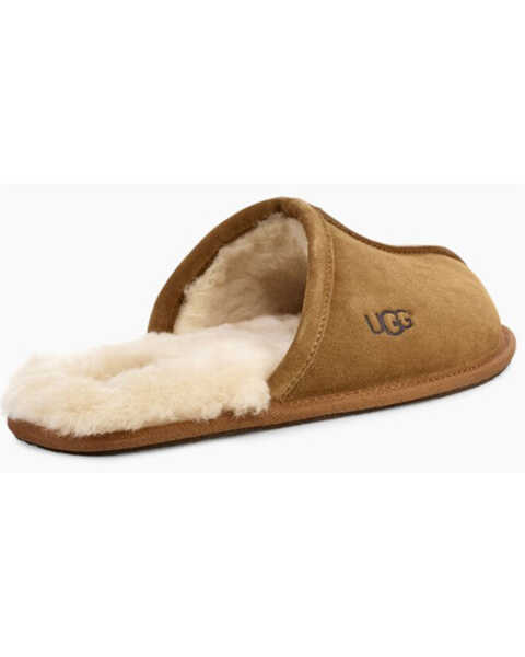 Image #4 - UGG Men's Scuff Suede House Slippers, Brown, hi-res
