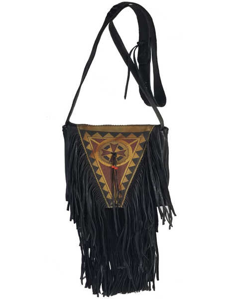 Kobler Leather Women's Black Painted Crossbody Bag | Boot Barn