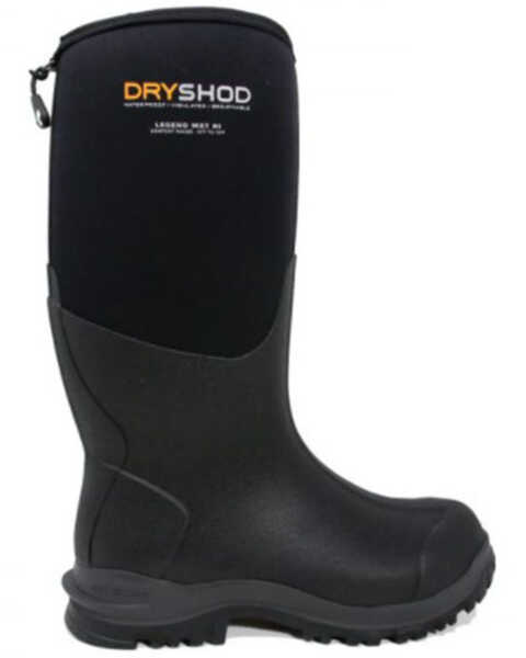 Image #2 - Dryshod Women's Legend MXT Waterproof Rubber Boots - Soft Toe, Black, hi-res