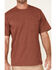 Image #3 - Hawx Men's Solid Red Forge Short Sleeve Work Pocket T-Shirt , Red, hi-res