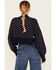 Image #4 - Free People Women's Easy Street Solid Cropped Sweater, Navy, hi-res