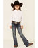 Wrangler Kid's Embroidered Long Sleeve Western Shirt, White, hi-res