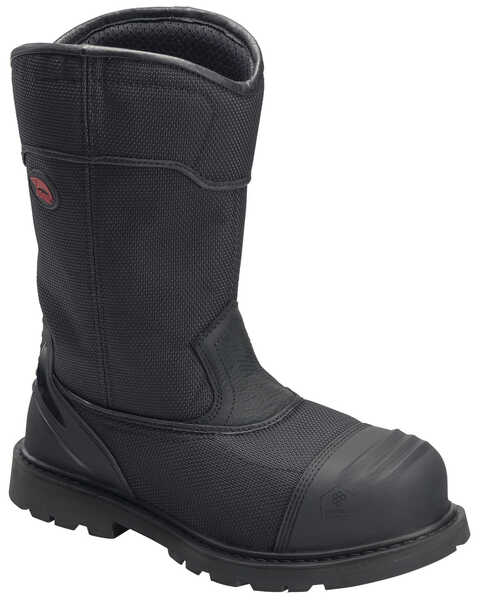 Avenger Men's Hammer Waterproof Western Work Boots - Carbon Toe, Black, hi-res