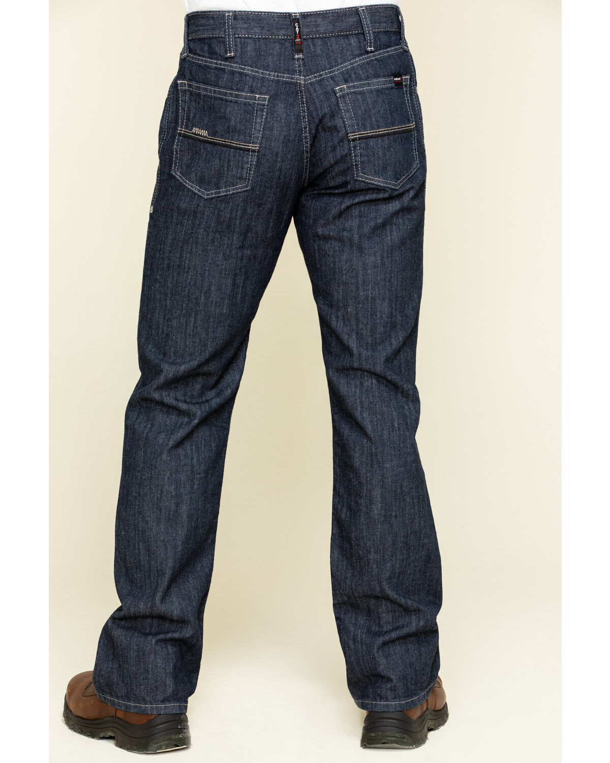 Image #1 - Ariat Men's M4 FR Armor Low Stretch Relaxed Bootcut Work Jeans, , hi-res