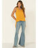 Image #2 - Shyanne Women's Netted Back Fringe Sleeveless Tank, , hi-res