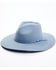 Peter Grimm Women's Amor Mio Heart Crown Wool Felt Western Hat , Light Blue, hi-res
